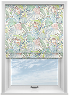 Los Angeles Velvet, Summer Breeze - Twist&Fit Roman Blind